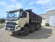 Самосвал Volvo FM 8x4 c прицепом Meiller MZDA 18/21 2