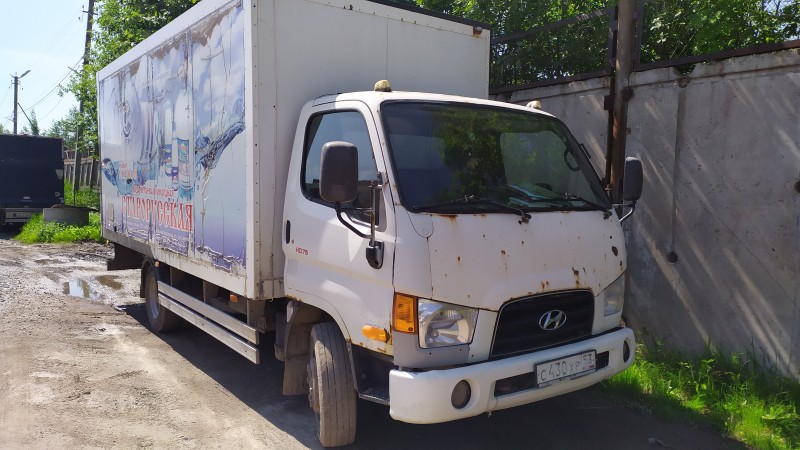 Hyundai HD78 изотермический фургон