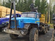 Лесовоз УРАЛ-6377R7 с КМУ и роспуском 2