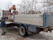 Грузовик бортовой с КМУ Volvo FL 2