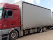Грузовик тентованный Mercedes Actros 2541 с прицепом Krone 0